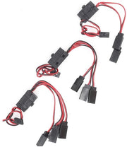 Schaltatore a 3/4/5 vie per RC in nero per automodellismo/Aliante/Imbarcazione