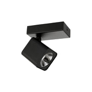 Faretto soffitto moderno nero orientabile LED 5W Aveiro Italux