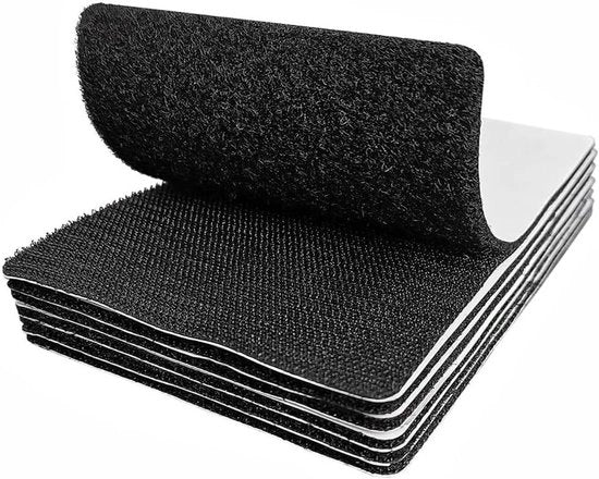 Set di 12 adesivi adesivi forti, 40 x 40 mm, ideali per mobili, pavimenti e decorazioni di pareti con attacco extra forte
