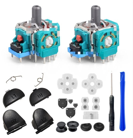 Riparazione controller PS4, accessori per controller PS4, joystick di ricambio, set di pulsanti L1/R1/L2/R2 di ricambio