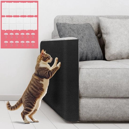 Mat per Gatti Autoadesivo 200x40cm - Protezione Antiscivolo per Bancopassaggio Gatti, Mat per Bancopassaggio Gatti, Mat Autoadesivo per Bancopassaggio Gatti, Duraturo, Fatto per Gatti