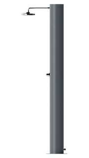 Doccia Solare da Giardino 70 L Soffione Eco Rain e Miscelatore Temporizzato Arno TA Grigio Ardesia
