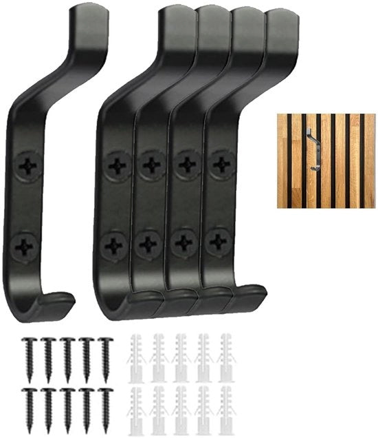 Hanger duraturo per pannelli acustici - design moderno - nero - alluminio