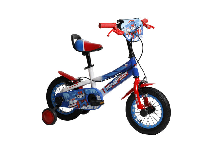 Bicicletta per Bambini 12" Freni Caliper Magik-Bike Super Blu