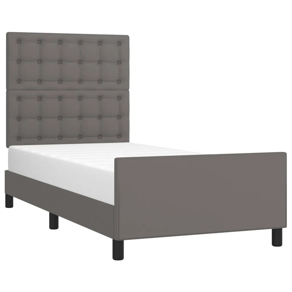 Giroletto con Testiera Crema 80x200 cm in Similpelle cod mxl 61318