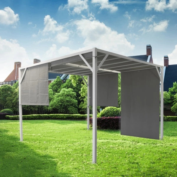 Gazebo cubo nero 300x400xH210 cm