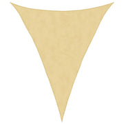 Vela Parasole | Telo Ombra | Vela da ombra Sabbia 4x5x5 m 100% Poliestere Oxford
