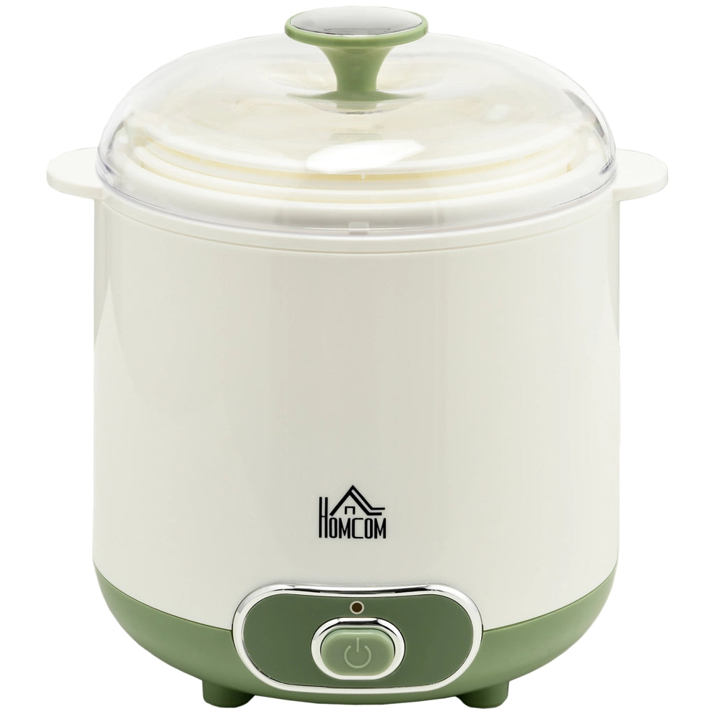 Macchina per Yogurt 1,5 L con Filtro ¨C Zephmum ¨C 19,5x17,5x21,4 cm Bianco