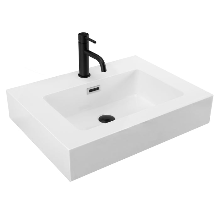 Lavabo Da Appoggio In Ceramica Rea Alison White