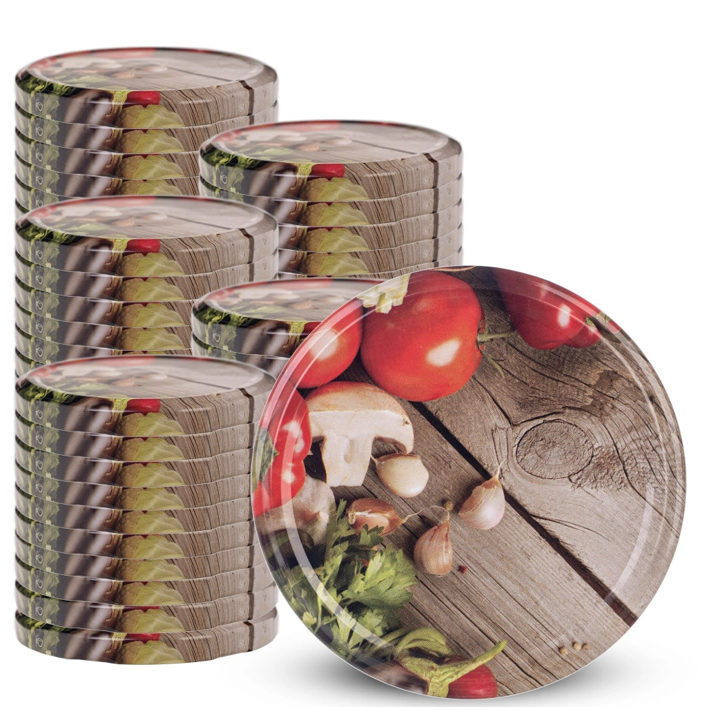 KADAX 50x Jar Caps Fi 82 Tappi per Barattoli Coperchi Conserva