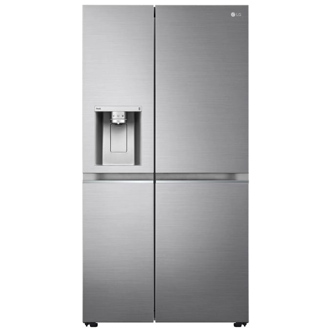 LG GSLV90PZAD Frigorifero Side-by-Side, Classe D, 635L, Wi-Fi, Con allaccio, UVnano,Grigio