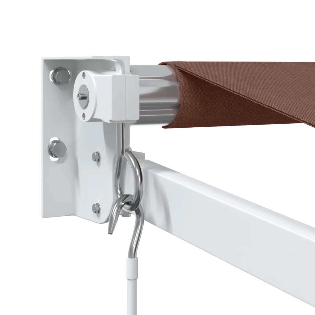 Tenda Sole Retrattile Manuale-Tenda parasole per balcone 350x250 cm Marrone 590702