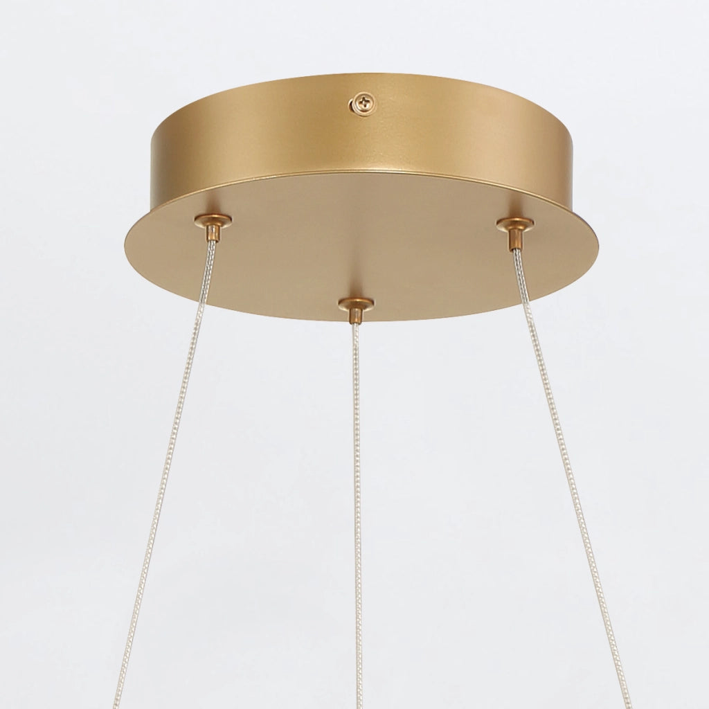 Lampada a sospensione LED oro spazzolato Ø51 54W Cadoux