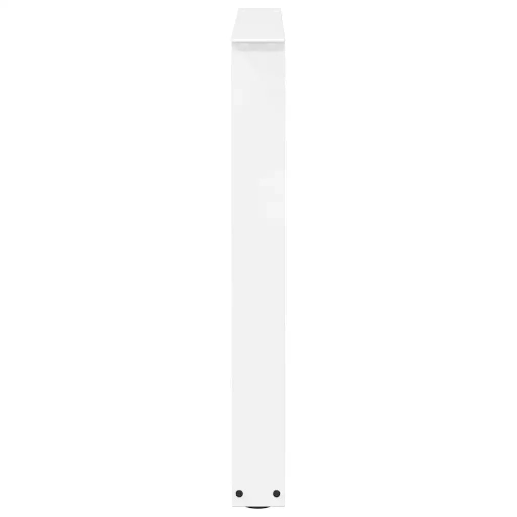 vidaXL Gambe per tavolo da pranzo a forma di V 3 pz bianche 90x(72-73,3) cm in acciaio