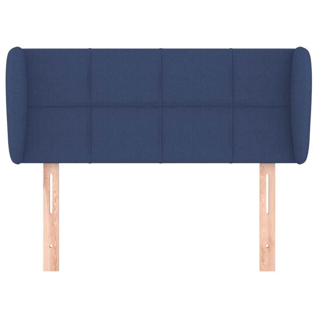 Testiera ad Orecchio Blu 103x23x78/88cm in Tessuto