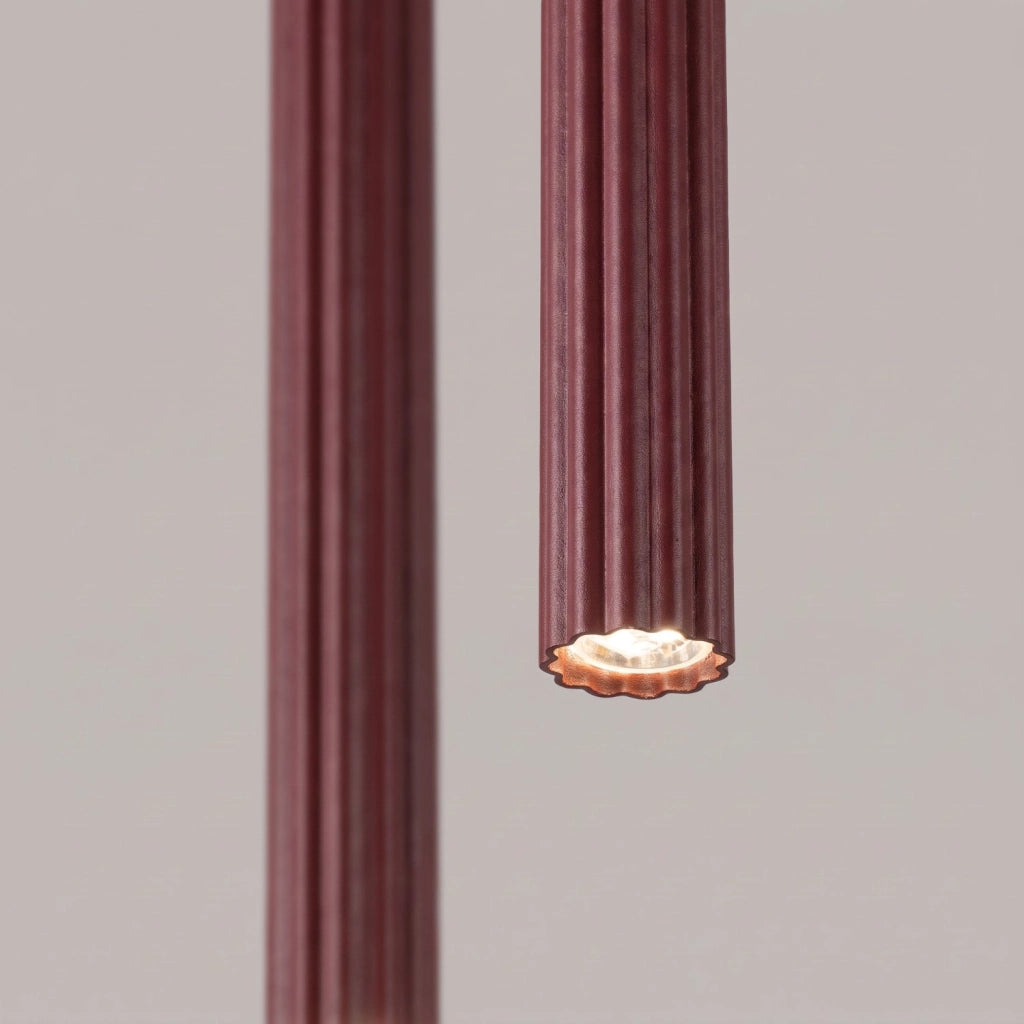 Lampada a sospensione ARCHE 2P bordeaux
