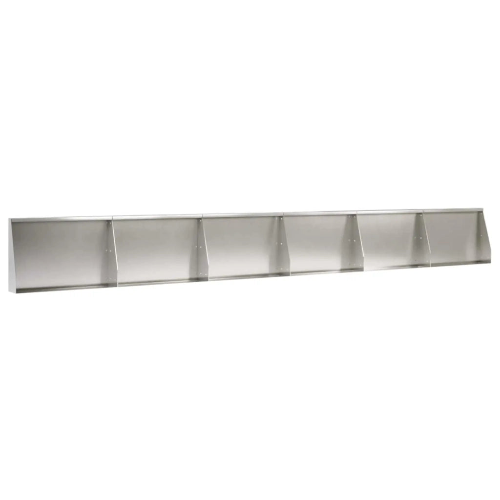 Muro di contenimento 6 pz 60 x 12 x 40 cm Acciaio Inox Argento 3449167