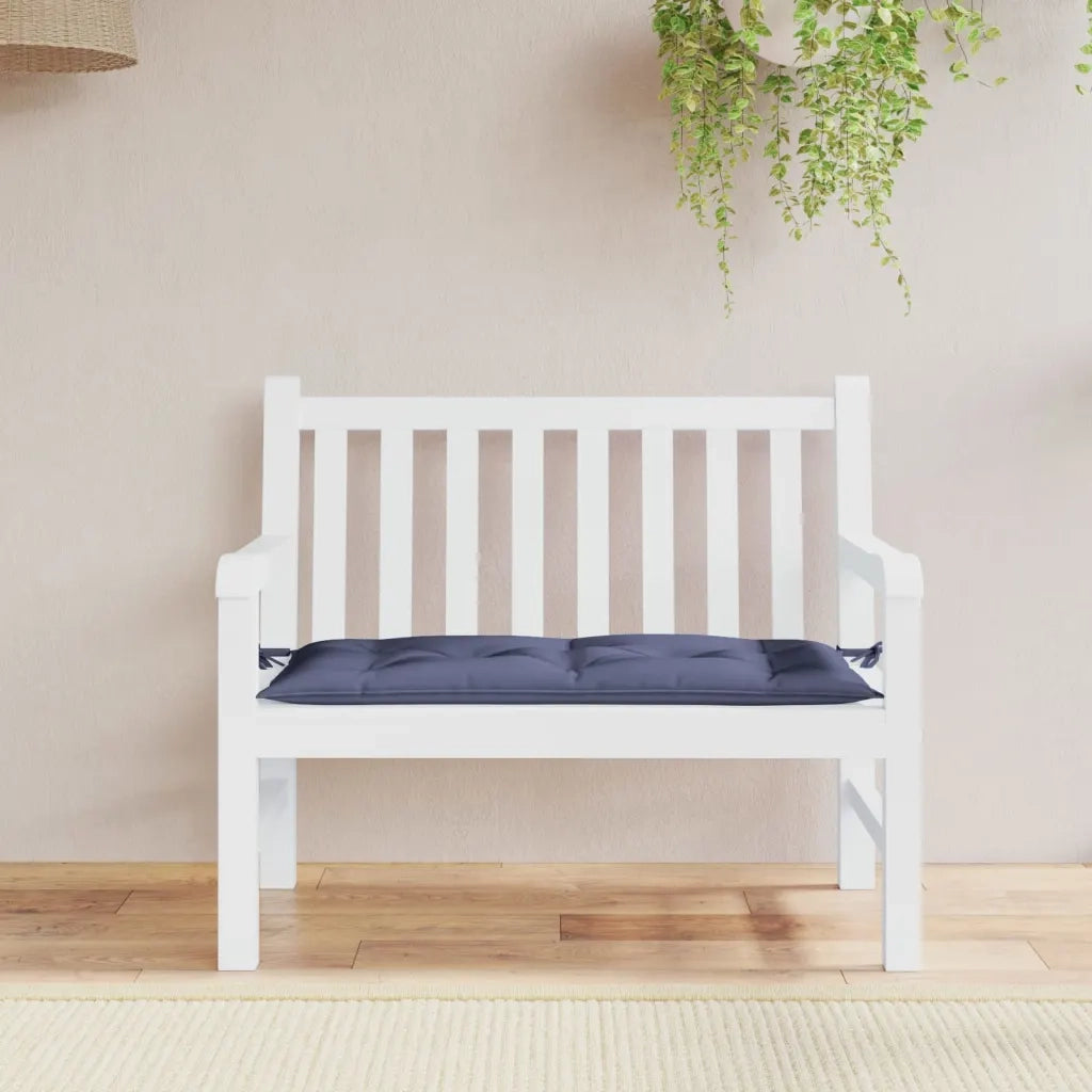 Cuscino Panca | Cuscini per sedie Giardino Blu Marino 110x50x7 cm in Tessuto Oxford