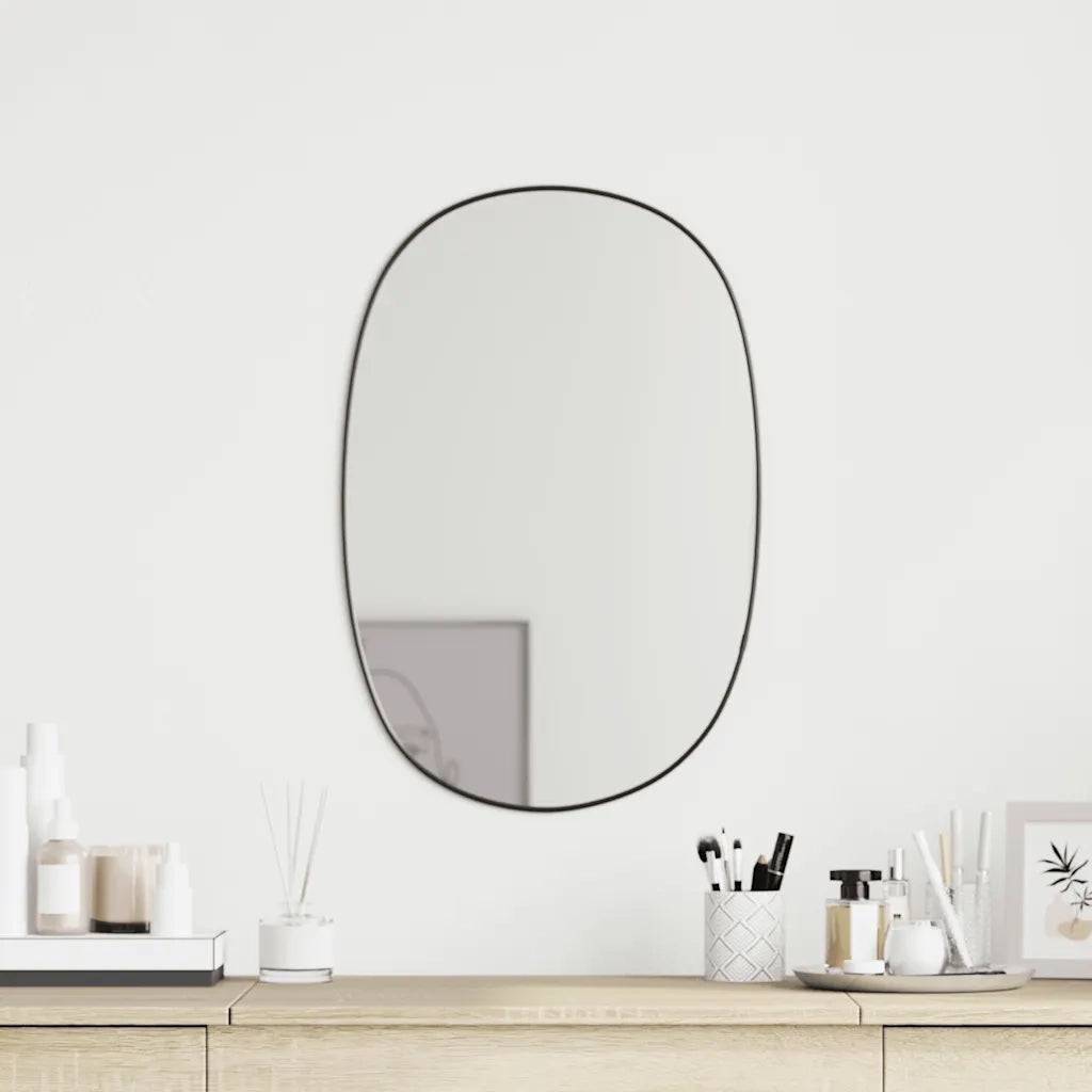 Specchio da Parete Nero 50x35 cmcod mxl 119514