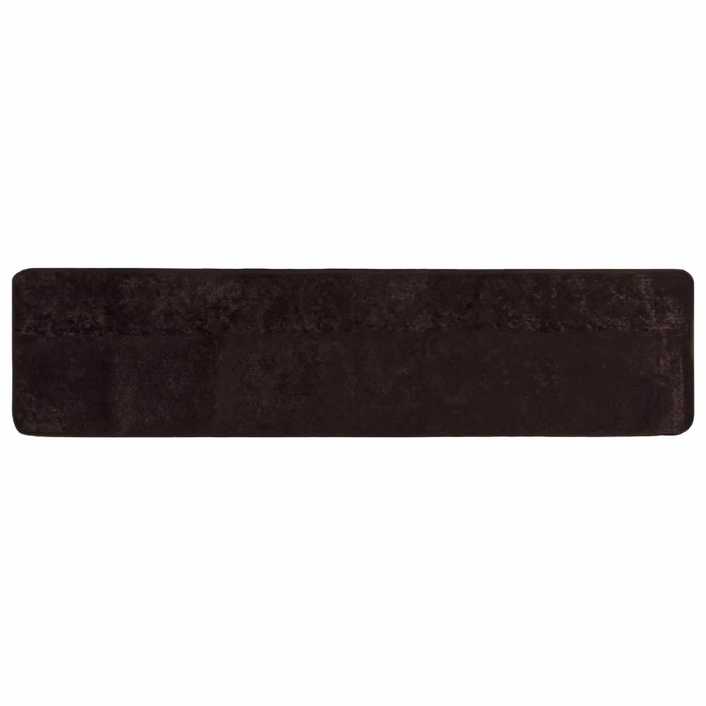 Runner Tappeto MARSA Antracite 80 x 450 cm Poliestere e PVC 42023173
