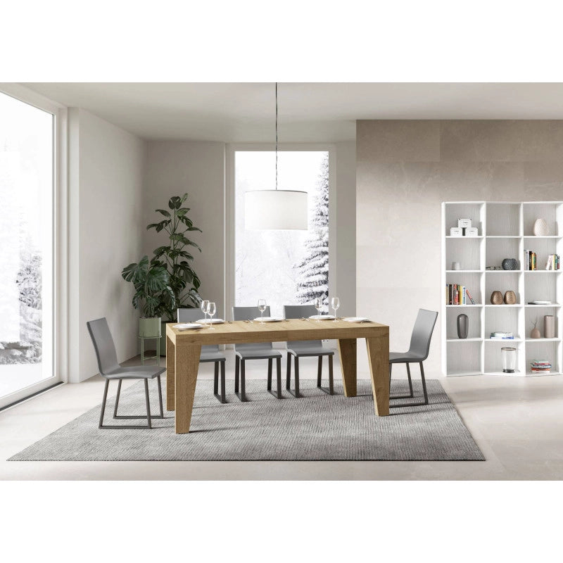 Tavolo allungabile 200/304x90 cm Naxy Premium - Quercia Natura