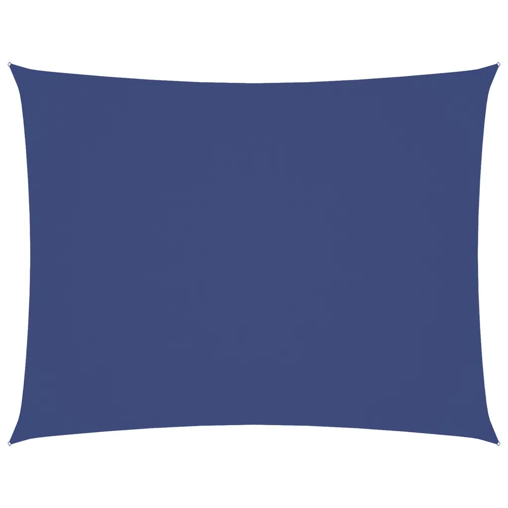 Parasole a Vela Oxford Rettangolare 6x7 m Blu