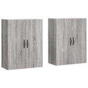Armadietti a Parete 2 pz Grigio Sonoma in Legno Multistrato CFW2804360