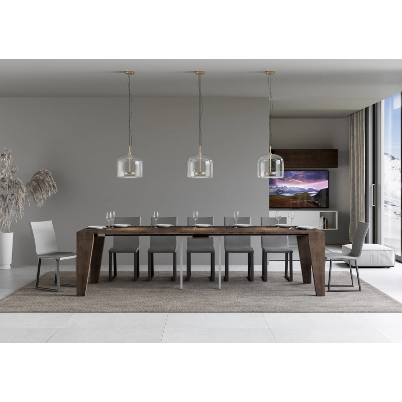 Consolle allungabile 90x40/300 cm Naxy - Noce
