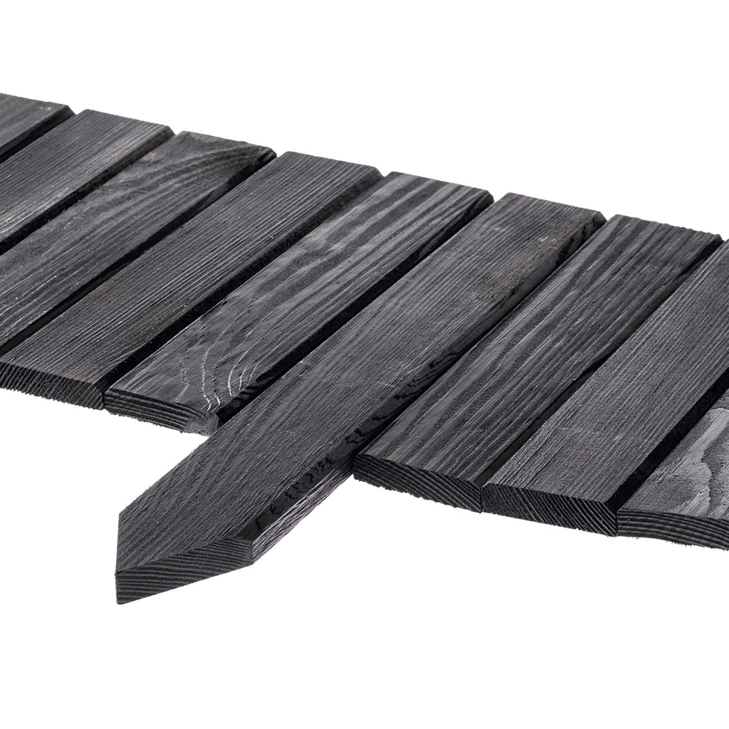 Recinzione da giardino in legno KADAX Palisade, da interrare, grigia, 20x116