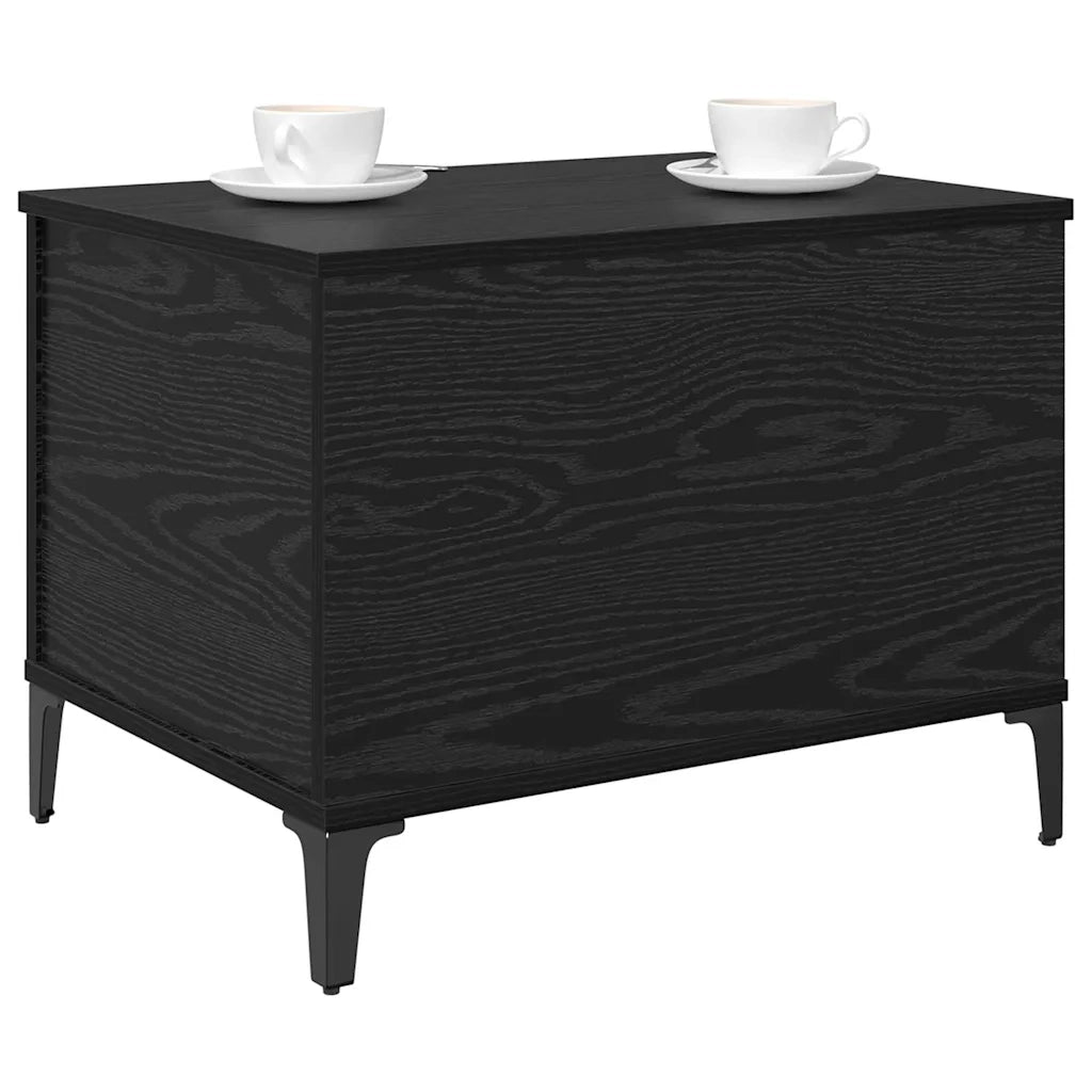 Tavolino da salotto Rovere Nero 60 x 44,5 x 45 cm 881173