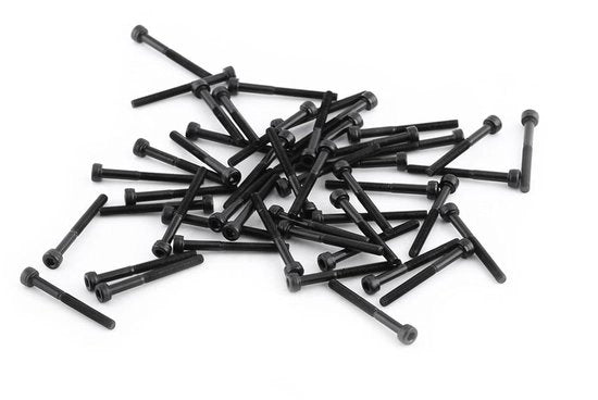 Set di 50 pezzi di viti a dado M3 in acciaio di carbonio di alta qualità, a 12.9, per riparazioni e lavori casalinghi, 4-50mm con alta resistenza