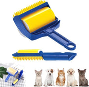Pacchetto da 2 pezzi di spazzola a doppia faccia per eliminare pelo, spazzola a doppia faccia lavabile, eliminatore di pelo per peli animali, colore blu