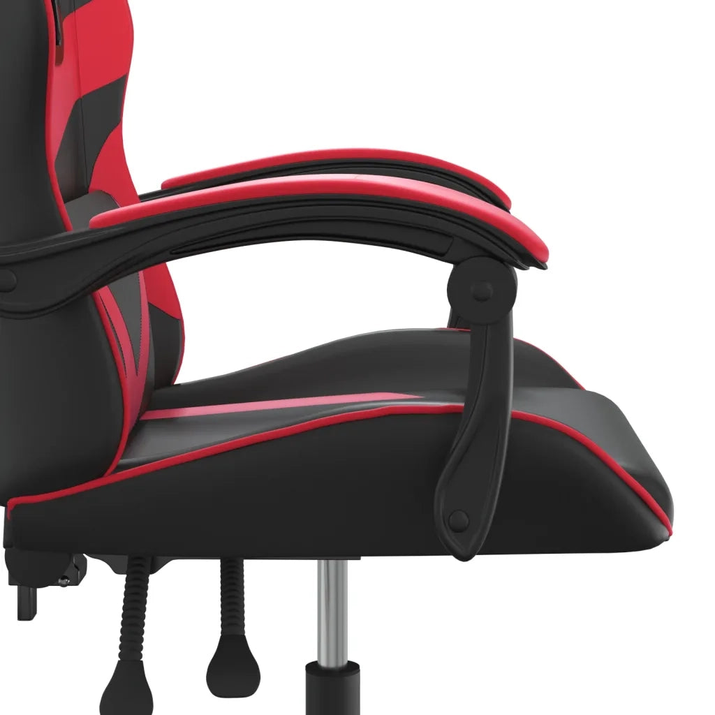 Sedia da Gaming Nera e Rossa in Similpelle cod mxl 78456