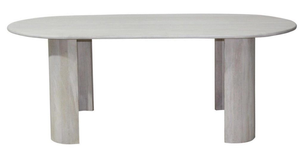 Tavolo 200x100x76h cm Orlando Ovale Naturale