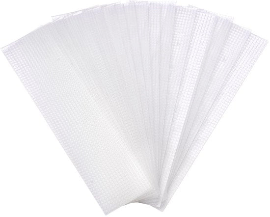 Strisce Antiscivolo in Plastica 50 mm x 210 mm - 21 Pezzi - Strisce di Adesione senza Residui - Protezione per Mobili - Facili da Pulire