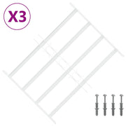 Griglia di sicurezza per finestre con 4 barre trasversali 3 pz CFW2440730