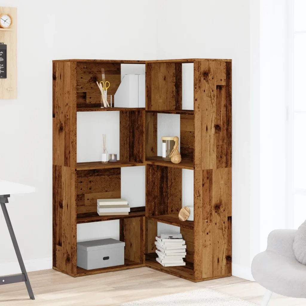 Libreria a 4 Ripiani Legno Vecchio 85x85x140 cm in Truciolare 3307817