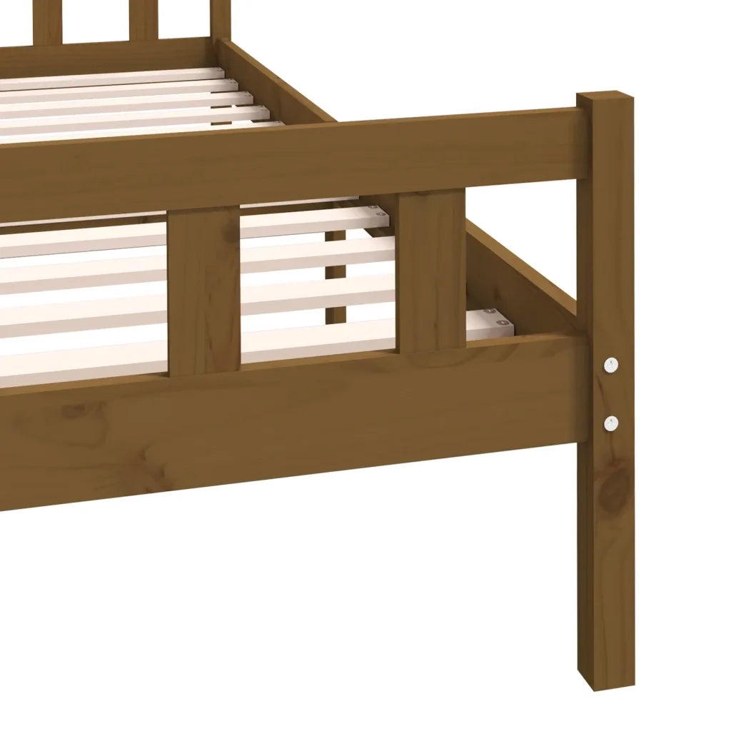 Giroletto senza Materasso Ambrato in Legno di Pino 120x200 cm