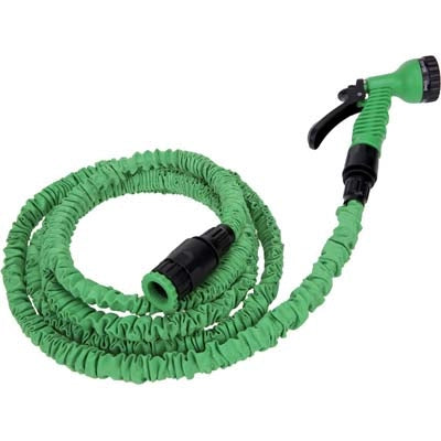 TUBO IRRIGAZIONE ESTENSIBILE IN KIT STARS  MT 2,5/7,5 +RACCORDI+IDROPISTOLA