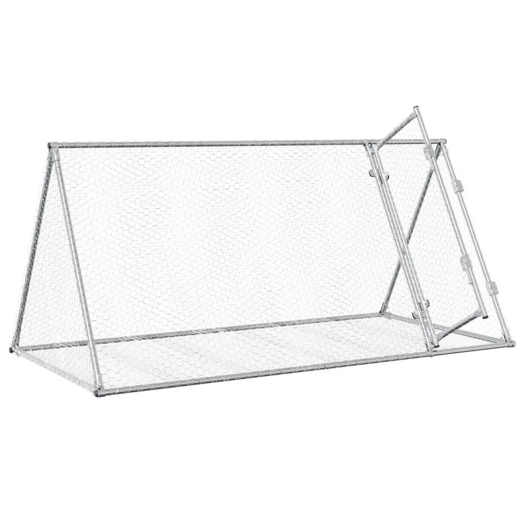 Conigliera Argento 200x105x91 cm in Acciaio Zincato 3281530