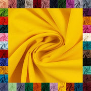 Stoffa di cotone HEIDE, Swafing, 42 colori lisci, unicolore, 100% cotone, buoni sconto, Oeko-TEX Standard 100 (giallo, 2 m)