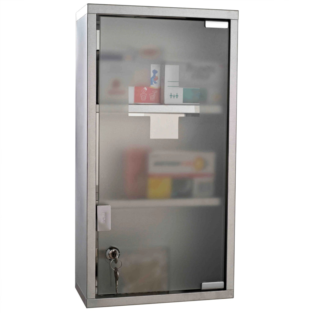 Armadietto Pronto Soccorso ¨C ZephMum ¨C Acciaio Inox 25x12x48cm