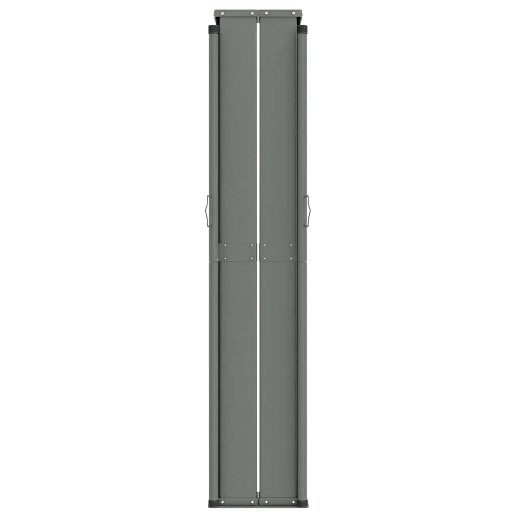 Tenda da sole laterale retrattile/schermo protettivo per patio giardino terrazza balcone 180 x 1200 cm marrone 02_0007417
