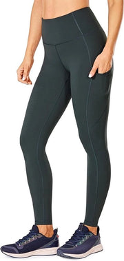 Legginsa termica per donna con tasche, alta vita 25'', sportivo invernale con isolamento caldo per allenamento e camminata
