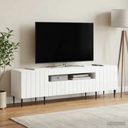 Mobile TV LED Bianco Legno ingegnerizzato 896465