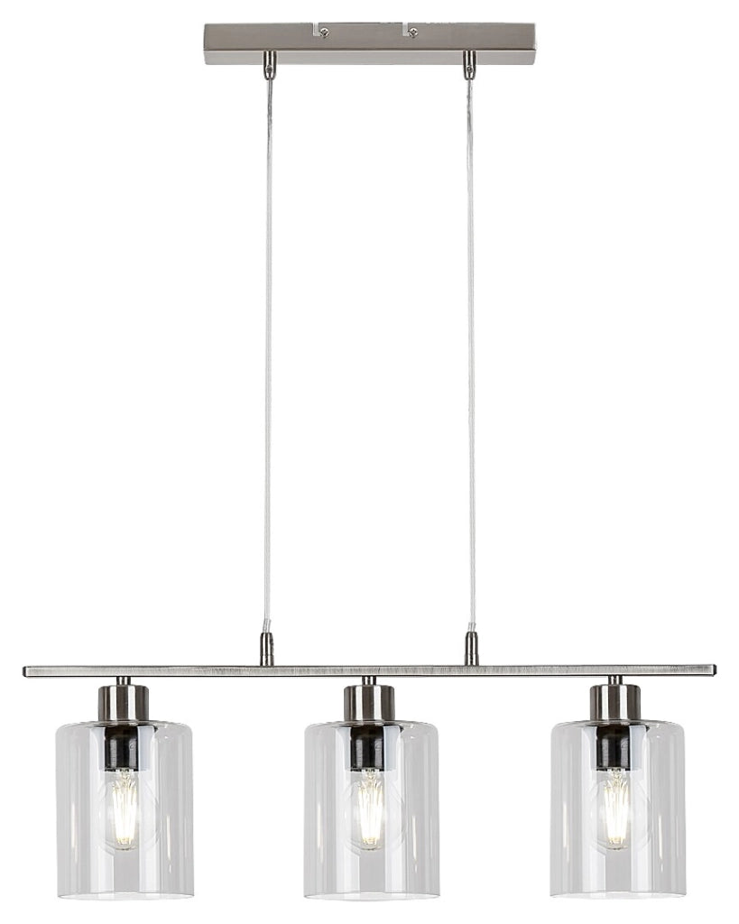 Lampada a sospensione Rabalux Miroslaw 3xE27 cromo