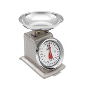 MAURY'S BILANCIA DA CUCINA IN ACCIAIO DA 5 KG DIAMETRO PIATTINO 16 CM