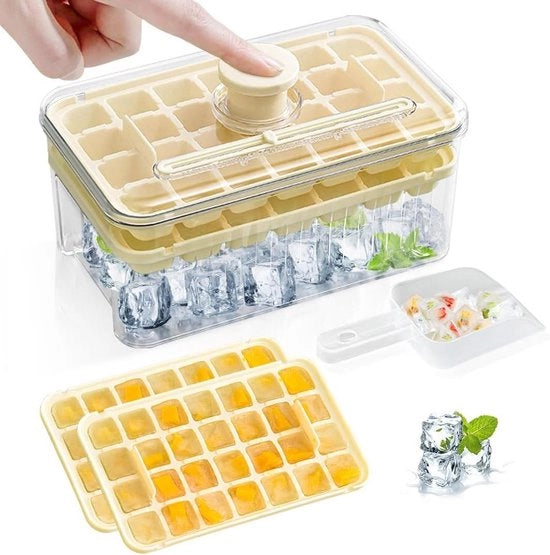 Aggiornamento Set di Contenitori per Icicle - Design di Icicle con Cucchiaio per Icicle - Set da 2 - 56 pezzi di Contenitore per Icicle per Whisky, Caffè, Cocktail
