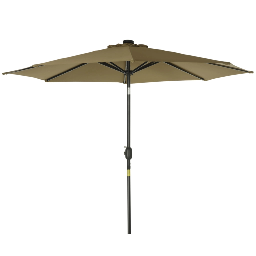 Ombrellone ottagonale inclinabile ¨C zephmum ¨C marrone ?270x240 cm