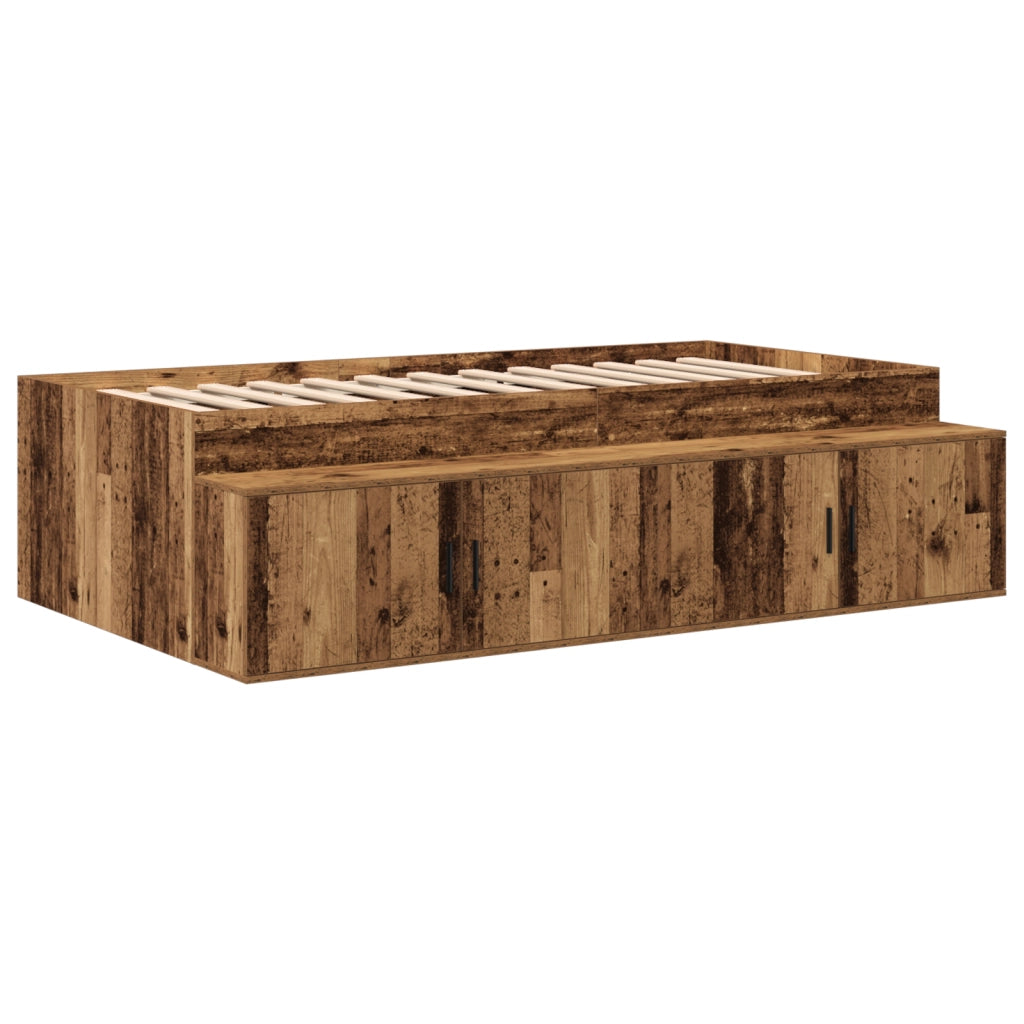 Struttura Letto da Riporre in Legno Vecchio 80x200 cm
